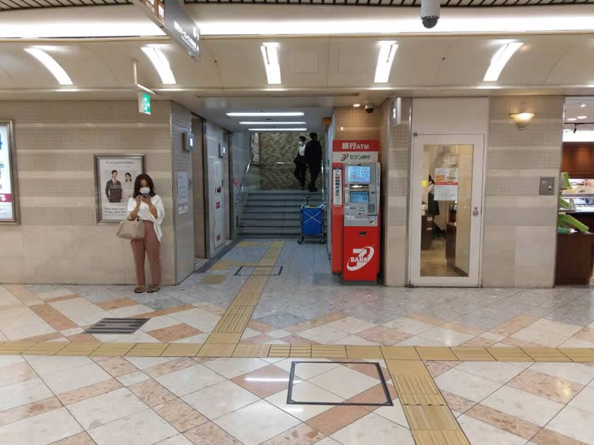 近鉄・阪神(東改札口) からのアクセス