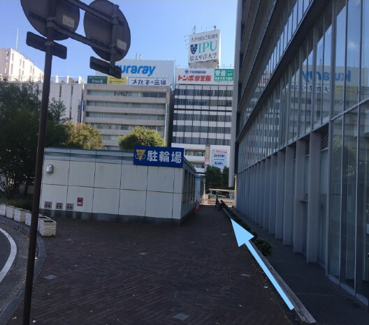JR岡山駅後楽園口からのアクセス